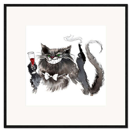 Framed art print Behemoth from "The Master and Margarita"