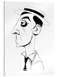 Gallery print Caricature of Buster Keaton