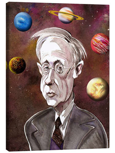 Canvas-taulu Caricature of Gustav Holst, Composer