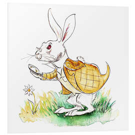 PVC print The White Rabbit - Alice's Adventures in Wonderland, Lewis Carroll