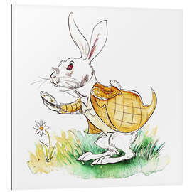 Magnettafel Das weiße Kaninchen - Alice im Wunderland, Lewis Carroll