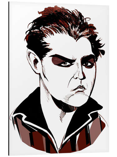 Aluminiumtavla Caricature of Johan Jonatan "Jussi" Björling, Tenor