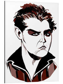 Aluminium print Caricature of Johan Jonatan "Jussi" Björling, Tenor