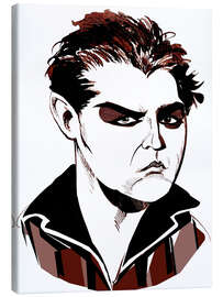 Canvas print Caricature of Johan Jonatan &quot;Jussi&quot; Björling, Tenor