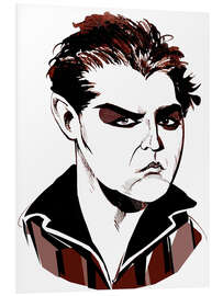 Cuadro de PVC Caricature of Johan Jonatan "Jussi" Björling, Tenor