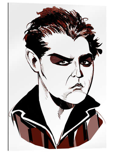 Gallery print Caricature of Johan Jonatan "Jussi" Björling, Tenor