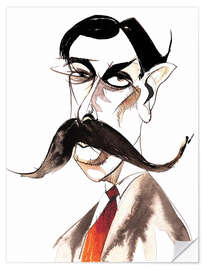 Wall sticker Caricature of Enrique Granados, Composer