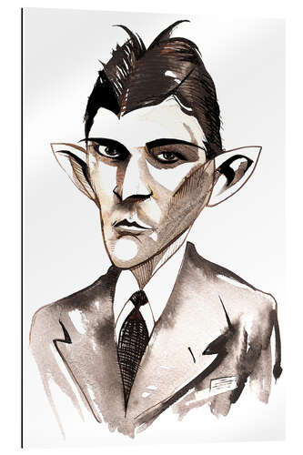 Gallery print Caricature of Franz Kafka, Writer