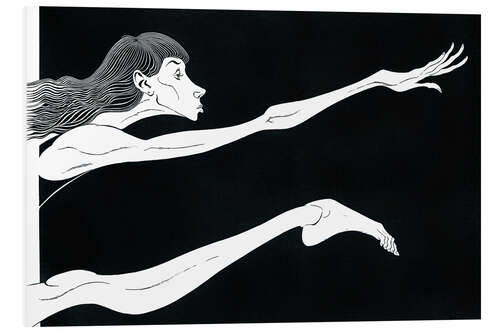 Stampa su PVC Caricatura di Sylvie Guillem, ballerina