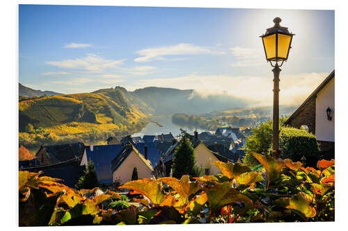 Foam board print Lantern in Bremm and the Moselle