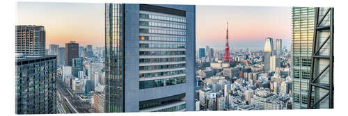 Akrylbilde Modern high-rise architecture in Tokyo