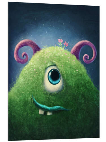 PVC-taulu Little green monster