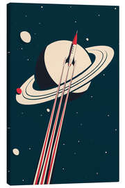 Canvas print Rocket saturn