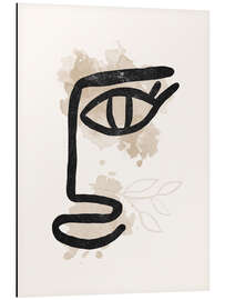 Magnettafel Abstraktes Porträt