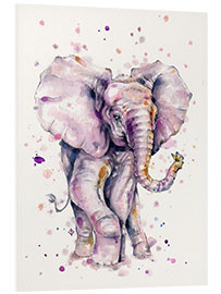 Tableau en PVC Elephant Love