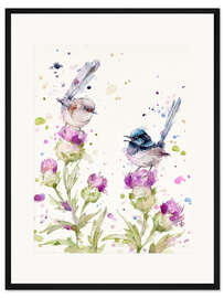 Gerahmter Kunstdruck Ja, Liebling, ich sehe dich dort