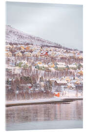 Acrylic print Houses of Tromsø