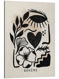 Magnettafel Porträt aus der Mitte des Jahrhunderts