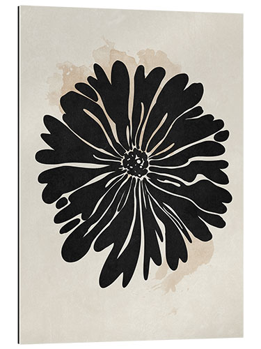 Galleriprint Abstract black flower