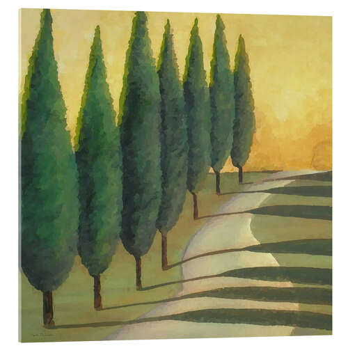 Tableau en verre acrylique Cedar road