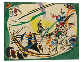 Foam board print Study for Green Border, 1919