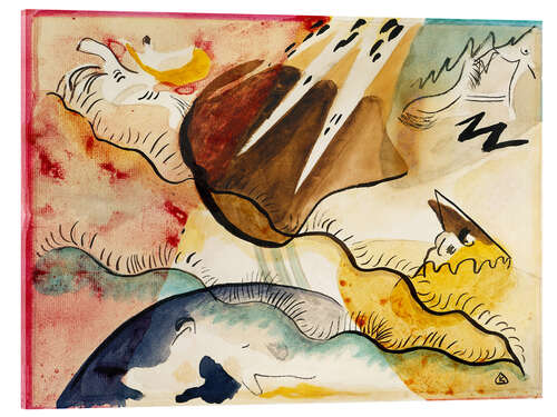 Acrylglasbild Regen Landschaft, 1911