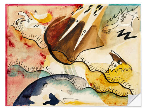 Wall sticker Rain Landscape, 1911