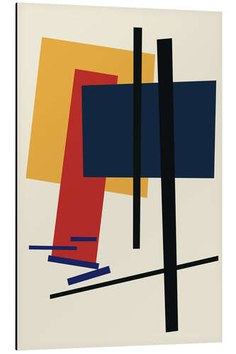 Aluminium print Suprematism II