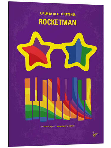 Tableau en aluminium Rocketman