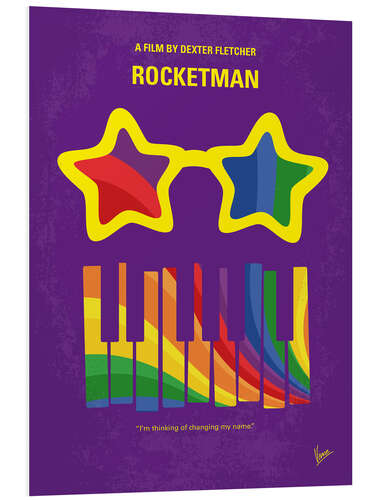 Quadro em PVC Rocketman