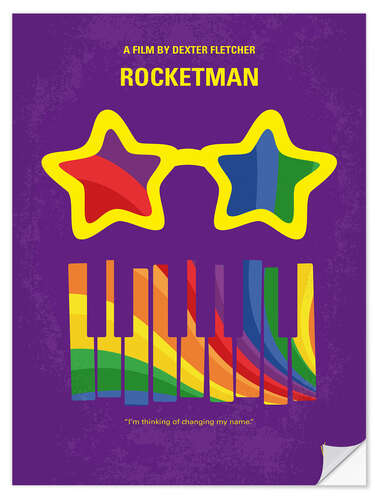 Naklejka na ścianę Rocketman