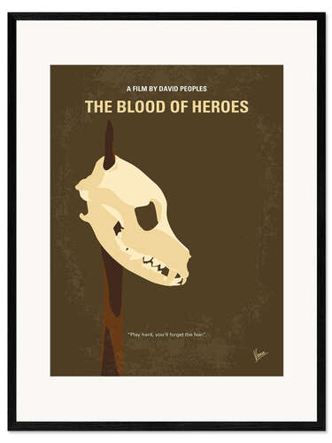 Gerahmter Kunstdruck The Blood of Heroes