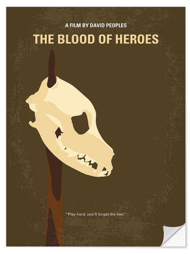 Wandsticker The Blood of Heroes