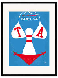 Impresión de arte enmarcada Screwballs