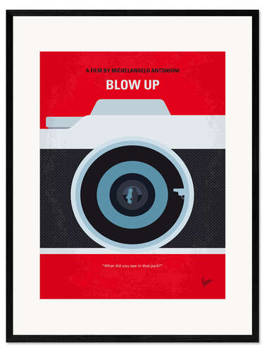 Impresión de arte enmarcada Blow up