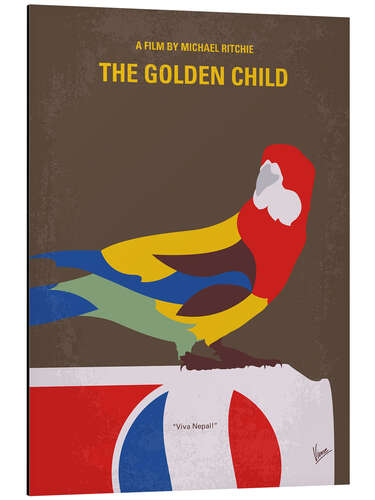 Aluminium print The golden child