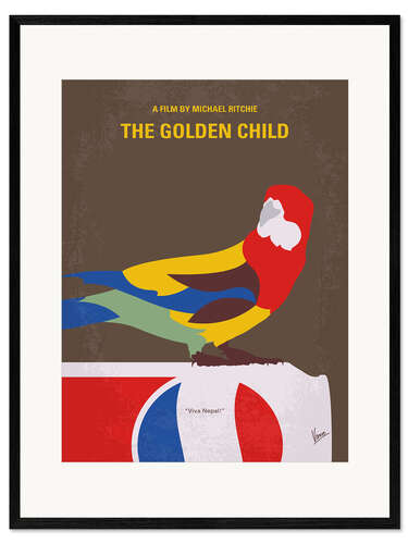 Gerahmter Kunstdruck The golden child