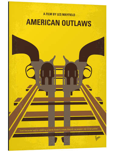 Tableau en aluminium American Outlaws