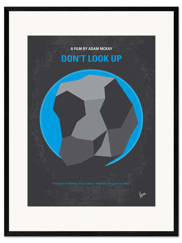 Gerahmter Kunstdruck Don't Look Up