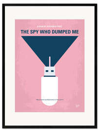 Inramat konsttryck The Spy Who Dumped Me