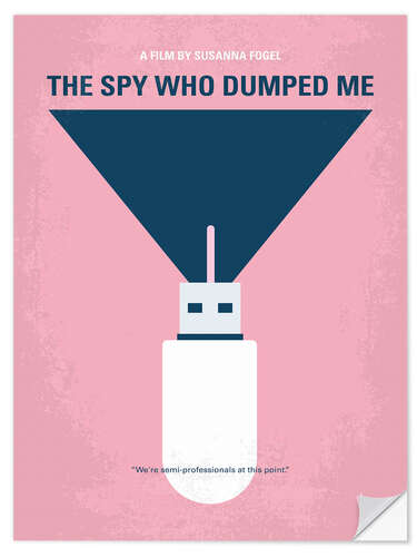 Selvklæbende plakat The Spy Who Dumped Me