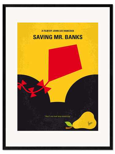 Impressão artística com moldura Saving Mr. Banks