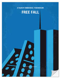 Selvklebende plakat Free Fall