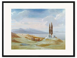 Ingelijste kunstdruk Orient Landscape