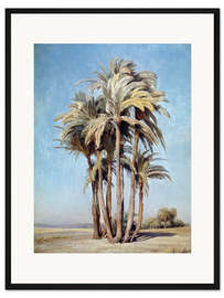 Gerahmter Kunstdruck Palmen