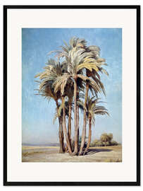 Stampa artistica con cornice Palm trees