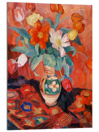 Tableau en plexi-alu Tulip still life