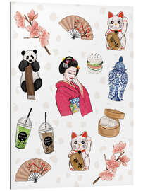 Magnettafel Japan Love