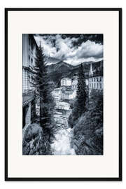 Gerahmter Kunstdruck Bad Gastein