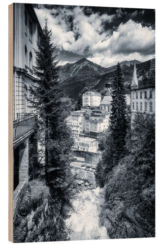 Wood print Bad Gastein